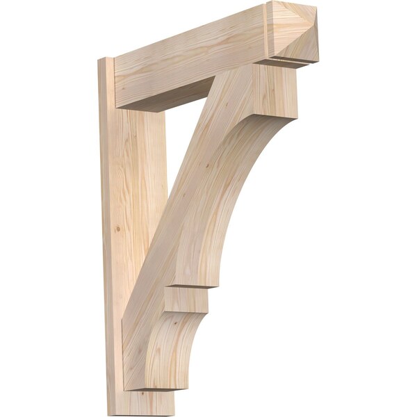 Ekena Millwork Balboa Arts & Crafts Smooth Outlooker, Douglas Fir, 7 1/2"W x 32"D x 38"H OUT08X32X38BOA03SDF - main